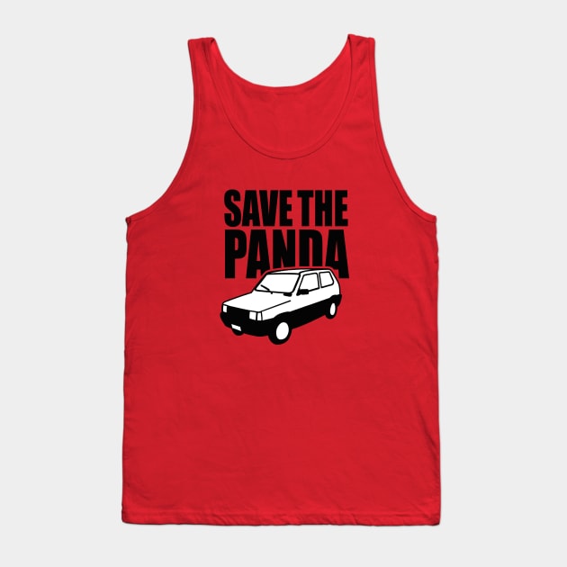 Save the panda Tank Top by LaundryFactory